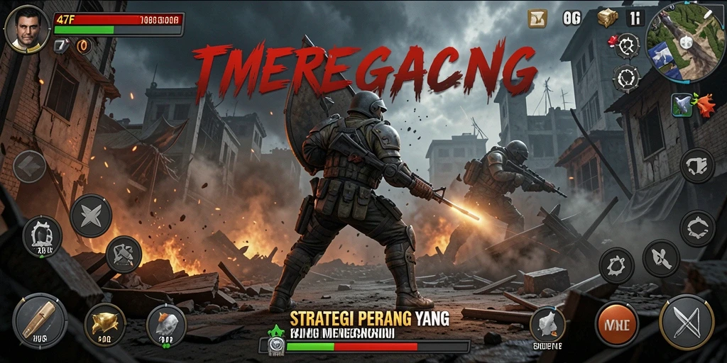 Tampilan gameplay 47F yang mendebarkan dan strategis.
