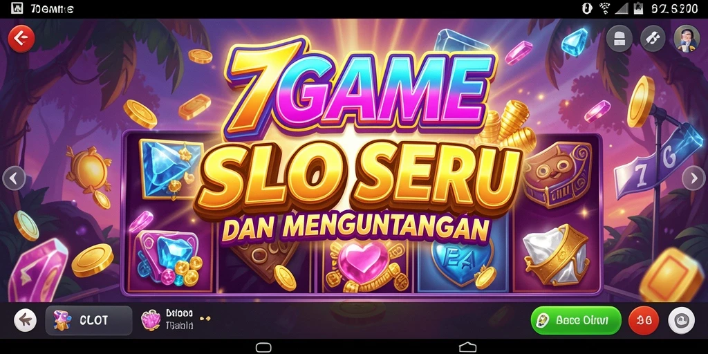 Screenshot gameplay 7GAME menampilkan momen seru saat bermain Slot.
