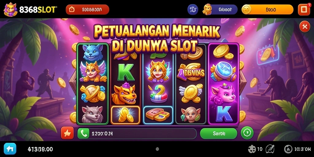 Tampilan gameplay yang menarik dan penuh petualangan di 8368SLOT.