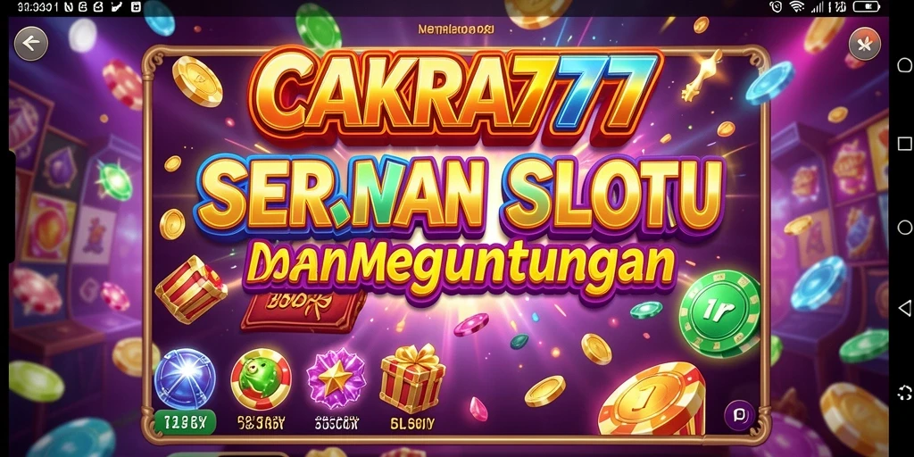 Tampilan gameplay menarik dari game Slot CAKRA777.