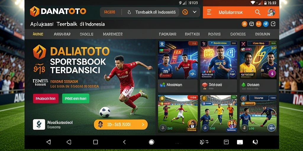 Tampilan menarik dari gameplay taruhan olahraga di DANATOTO.