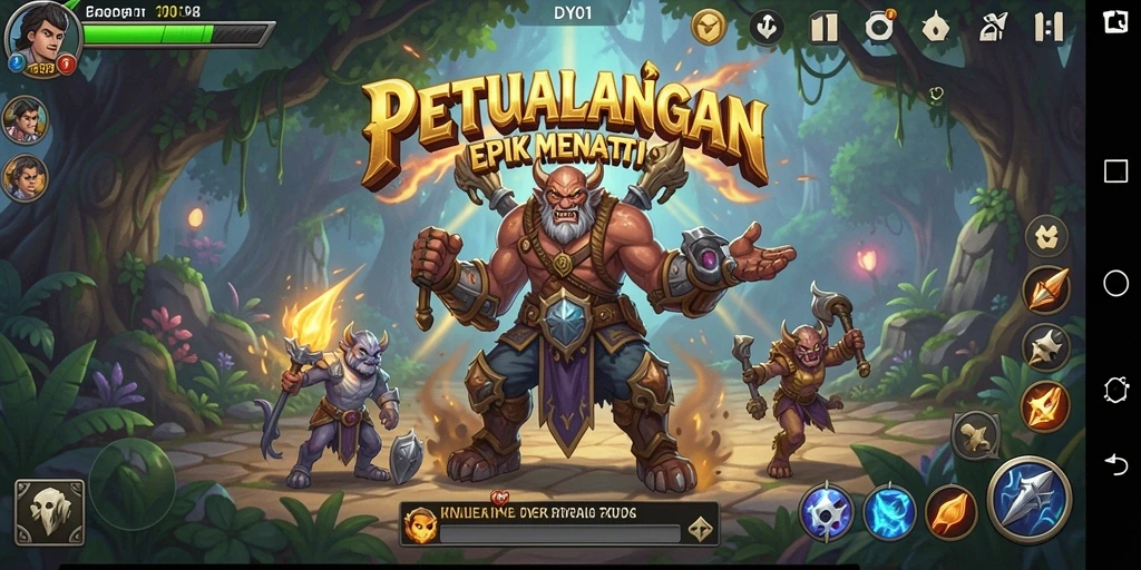 Screenshot gameplay DY01 yang menampilkan petualangan menarik dalam dunia penuh tantangan.