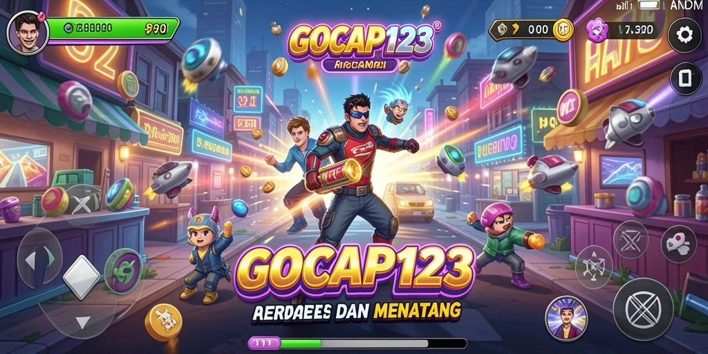 Tampilan gameplay seru GOCAP123 dengan grafis menawan.
