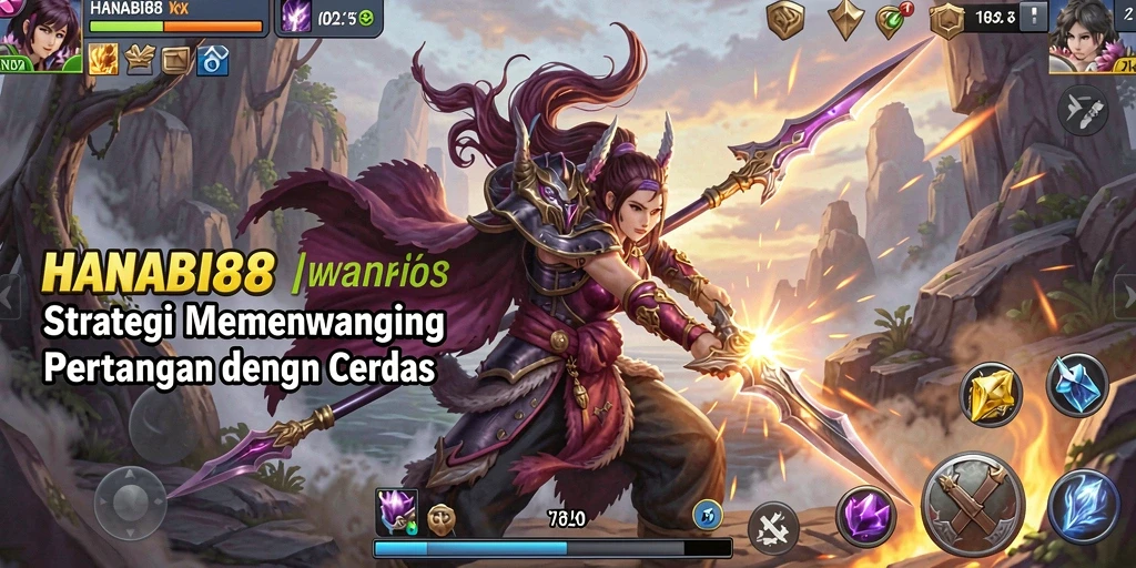 Tangkapan layar gameplay HANABI88 menampilkan pertempuran strategis dan perencanaan taktis yang mendalam.