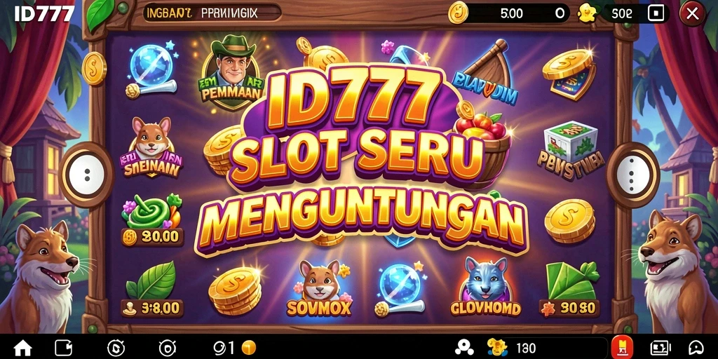 Tampilan gameplay seru ID777 dengan fitur Slot menarik.