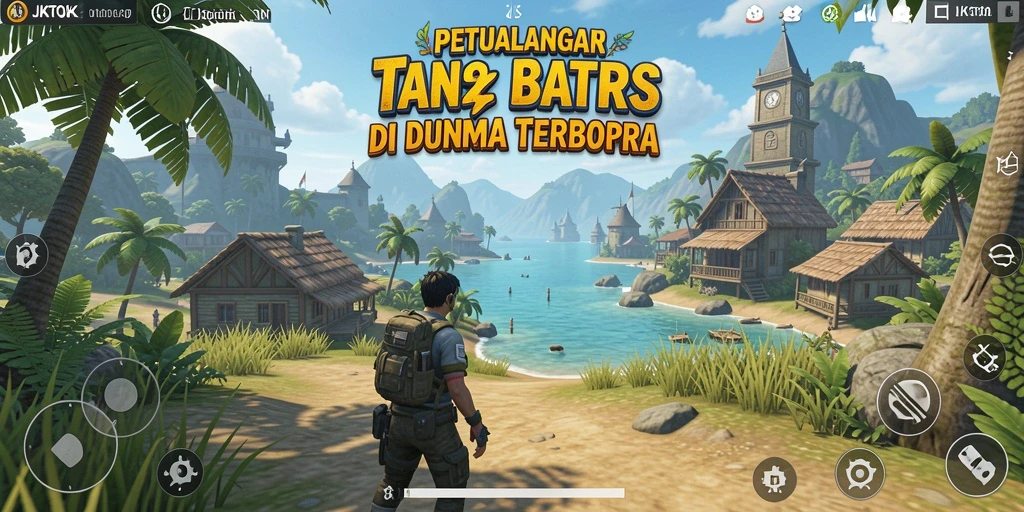 Tampilan Gameplay JKTOK yang menakjubkan di Dunia Terbuka.
