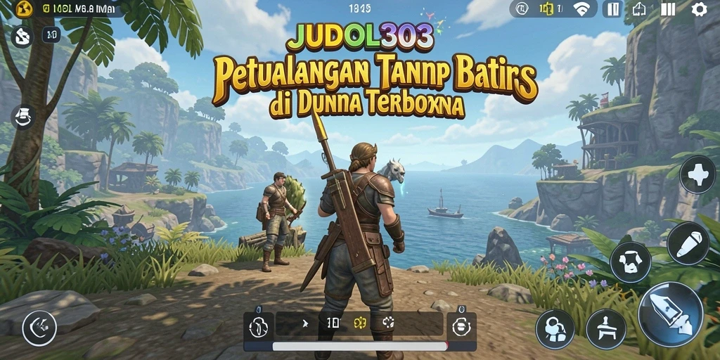 Tampilan gameplay menarik dari JUDOL303 di dunia terbuka.