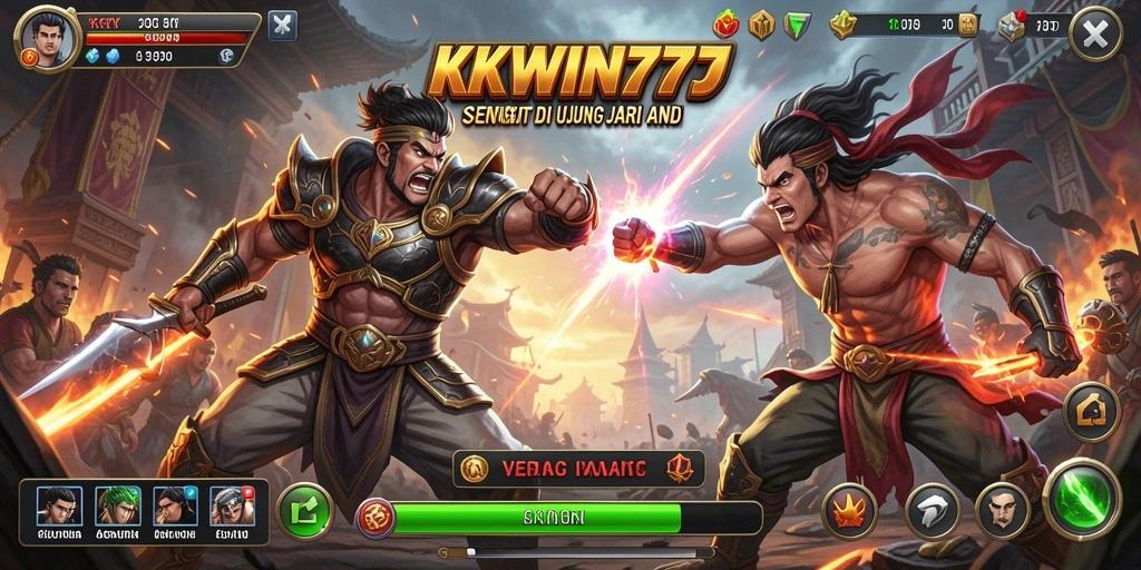 Tampilan permainan Fighting yang menegangkan di KKWIN777.