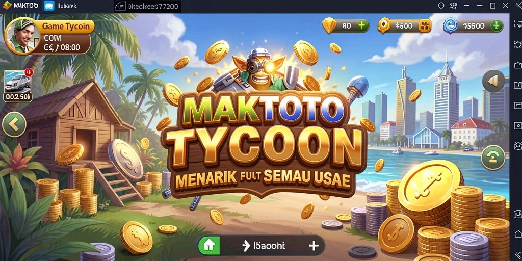 Tangkapan layar utama MAKTOTO menampilkan gameplay yang menarik dan seru.