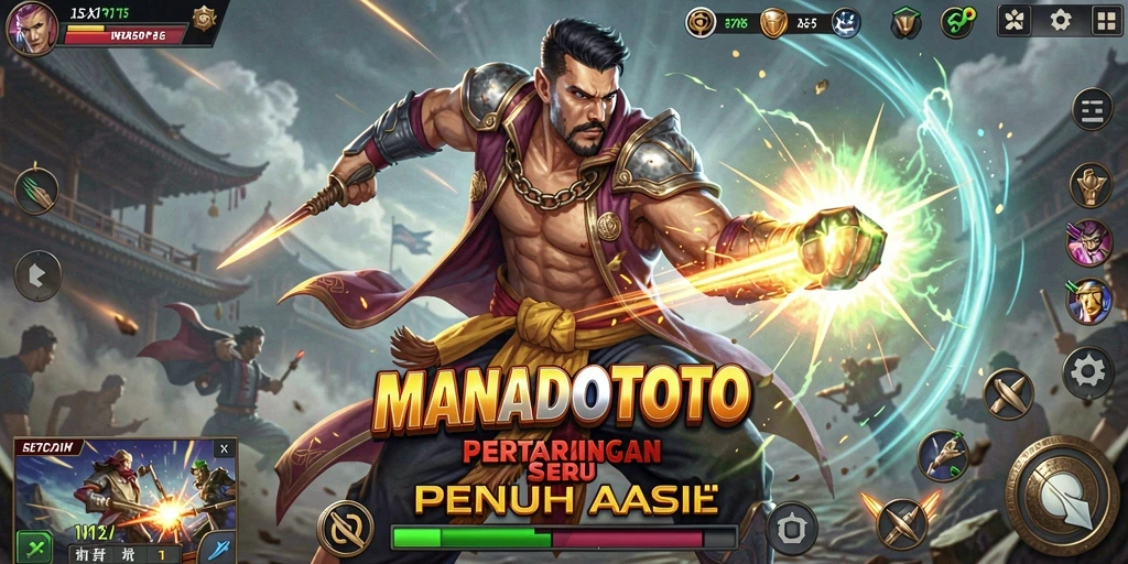 Tampilan seru pertarungan dalam MANADOTOTO