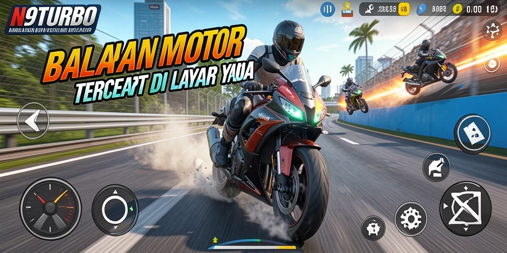 Tangkap momen menegangkan saat balapan di N9TURBO.