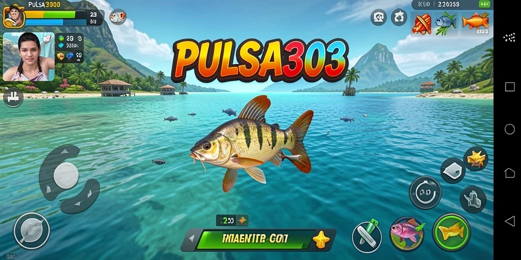 Tangkapan ikan yang beragam dan menantang dalam gameplay.