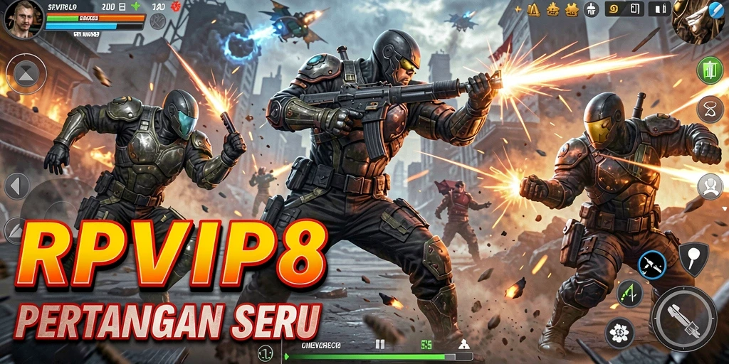 Tangkapan layar RPVIP8 menampilkan aksi pertarungan yang mendebarkan dalam gameplay.