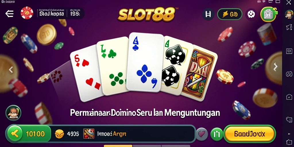Tampilan menarik dari gameplay SLOT88 yang mendebarkan.