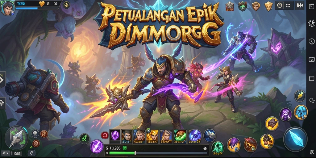Tampilan gameplay TO288 yang memukau dan mendebarkan dalam MMORPG.