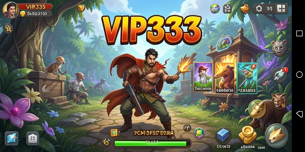Tangkapan layar gameplay <strong>VIP333</strong> menunjukkan dunia petualangan yang menakjubkan.