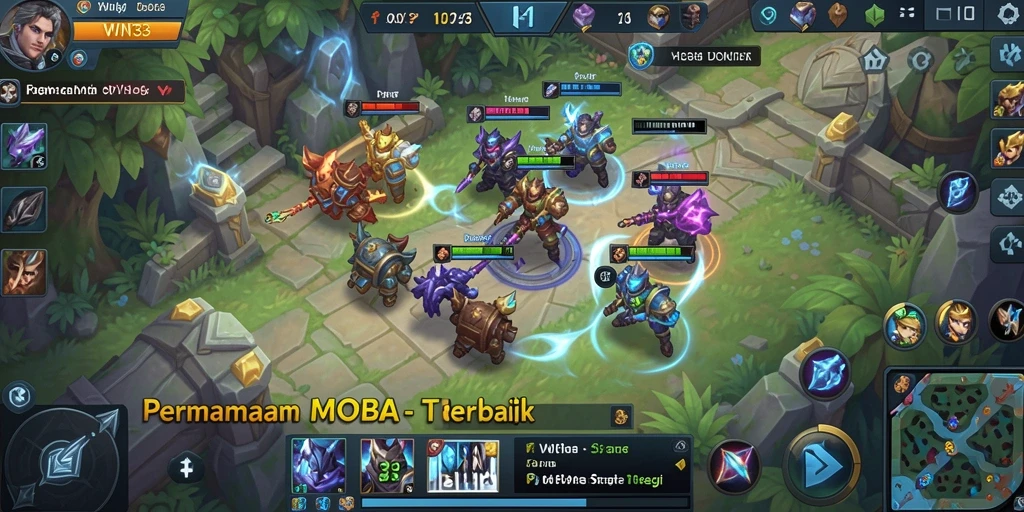 Tampilan gameplay WIN33 yang menarik dalam pertempuran arena.