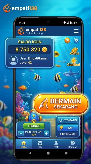 Tangkapan layar antarmuka empati138 yang ramah pengguna.